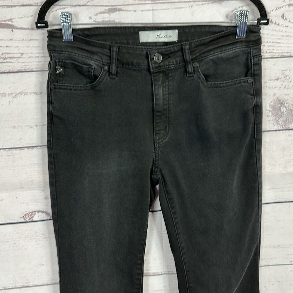 Kancan Womens Jeans size 28 Black Midrise inseam 28 Bootcut Stretch - Picture 5 of 10